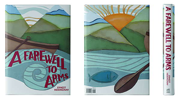 Front, back and spine of Farewell to Arms