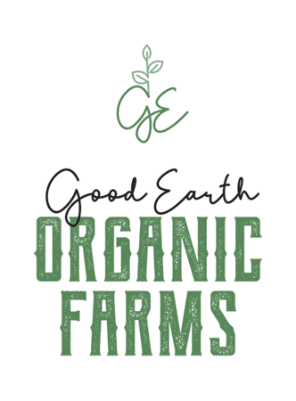 good earth logo in color green