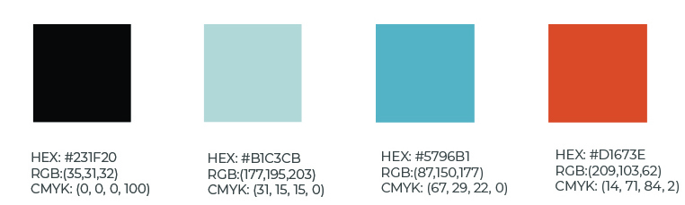 likable fork color palette